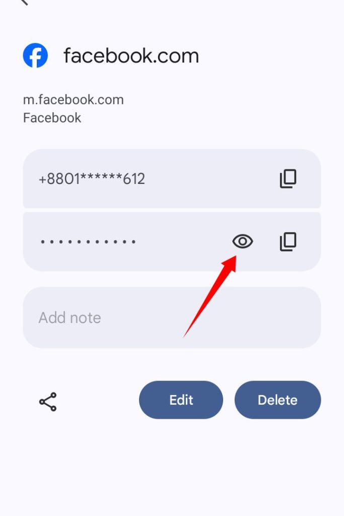 [ছবি - 7] গুগল থেকে ফেসবুক পাসওয়ার্ড দেখার নিয়ম ২০২৬ March 14, 2026